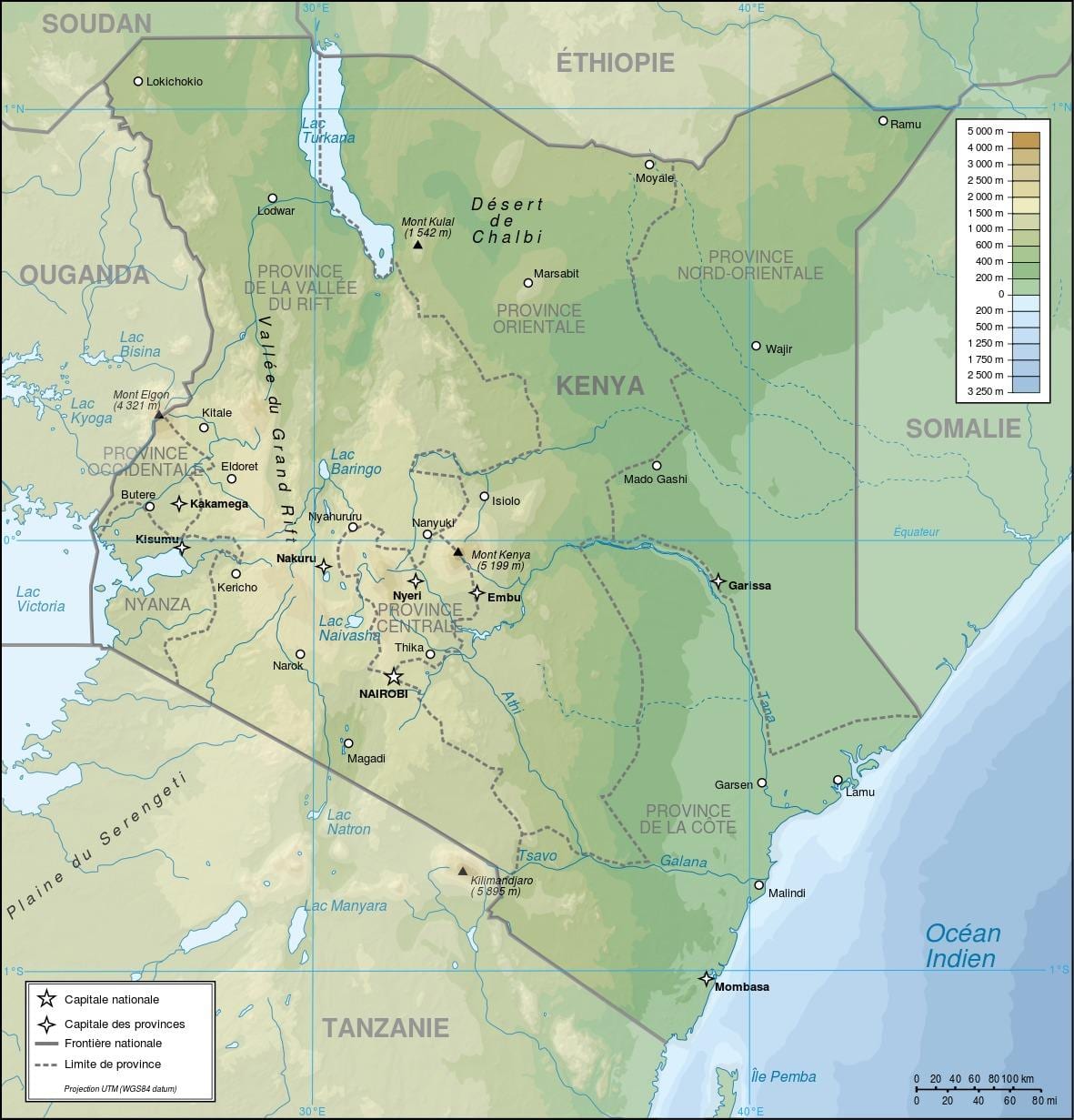 Kenya bantuan peta