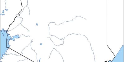 Peta - peta kosong Kenya